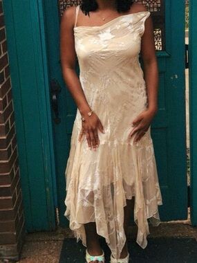 Ivory Vintage Silk dress